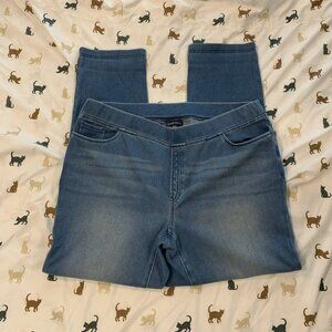 J. Jill Pure Jill Indigo 5-pocket Knit Jeans, NWT,  Size XL